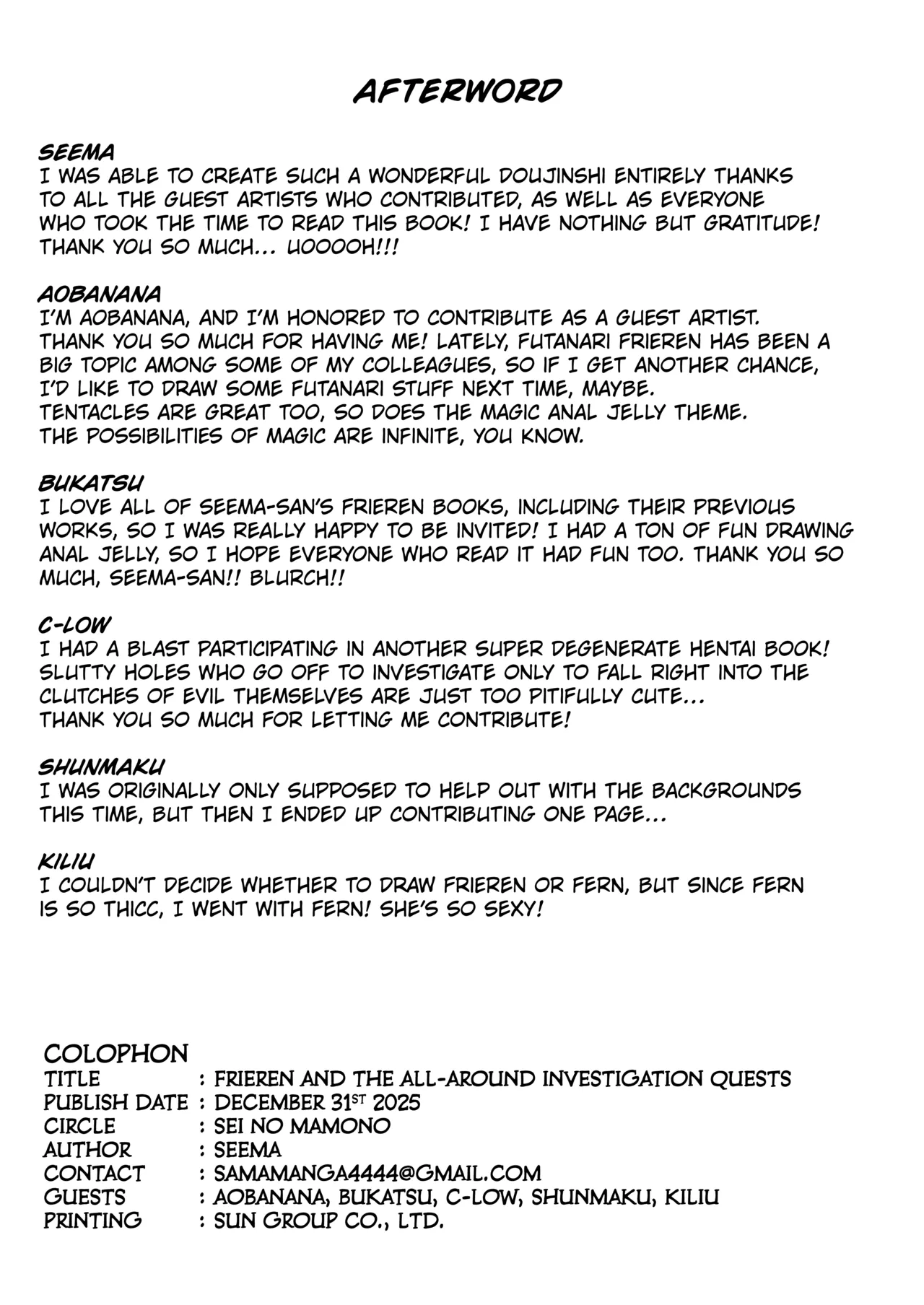 Hentai Manga Comic-Frieren and the All-Around Investigation Quests-Read-92